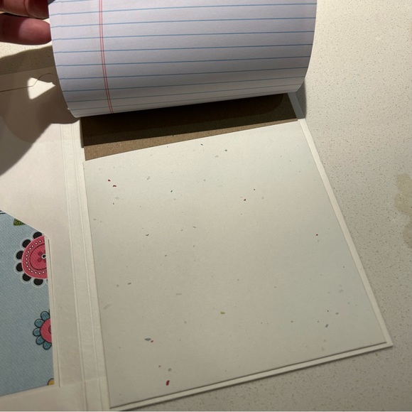 Handmade Small Legal Notepad Folio and Jeweled Pen Set - Picture 6 of 13